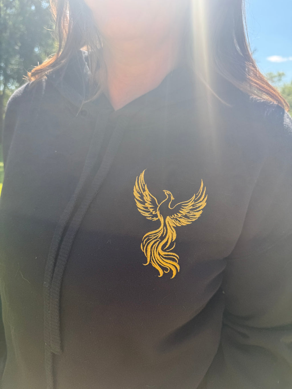 Rise Again Crop Hoodie